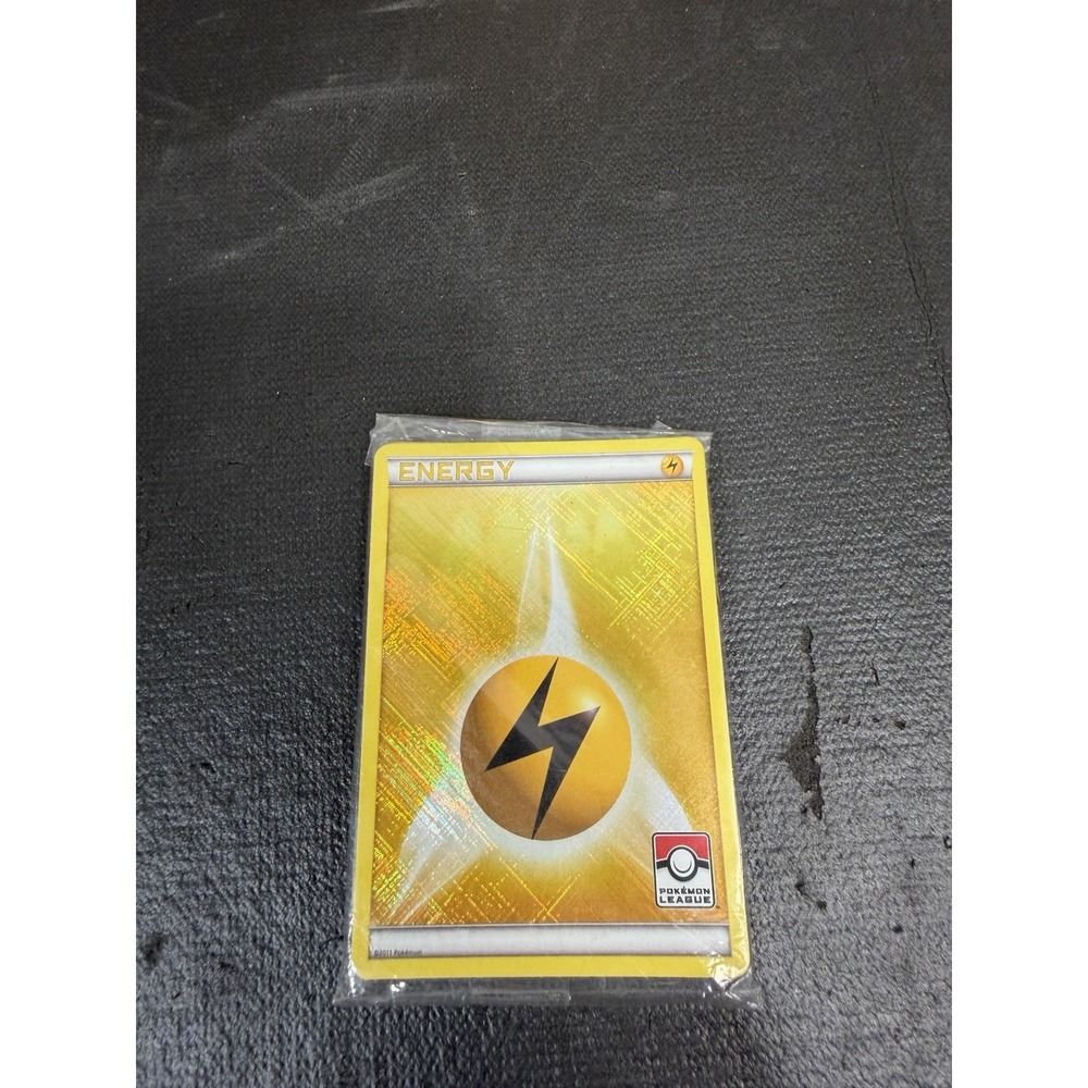 Pokemon Energy Pack TCG OS Yellow Crosshatch Holo League Stamp 2011 Promo 8ct